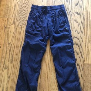 Lulu lemon dance studio II unlined blue size 6